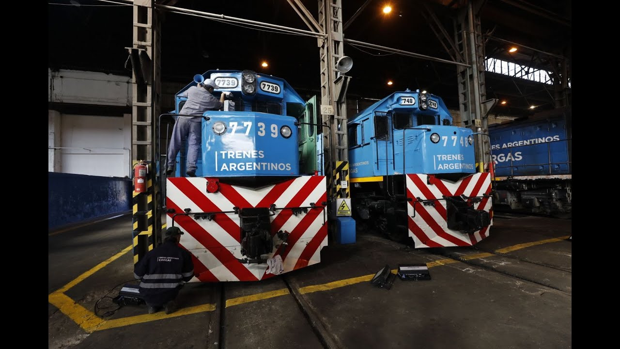 Restauración de locomotoras en Alta Córdoba