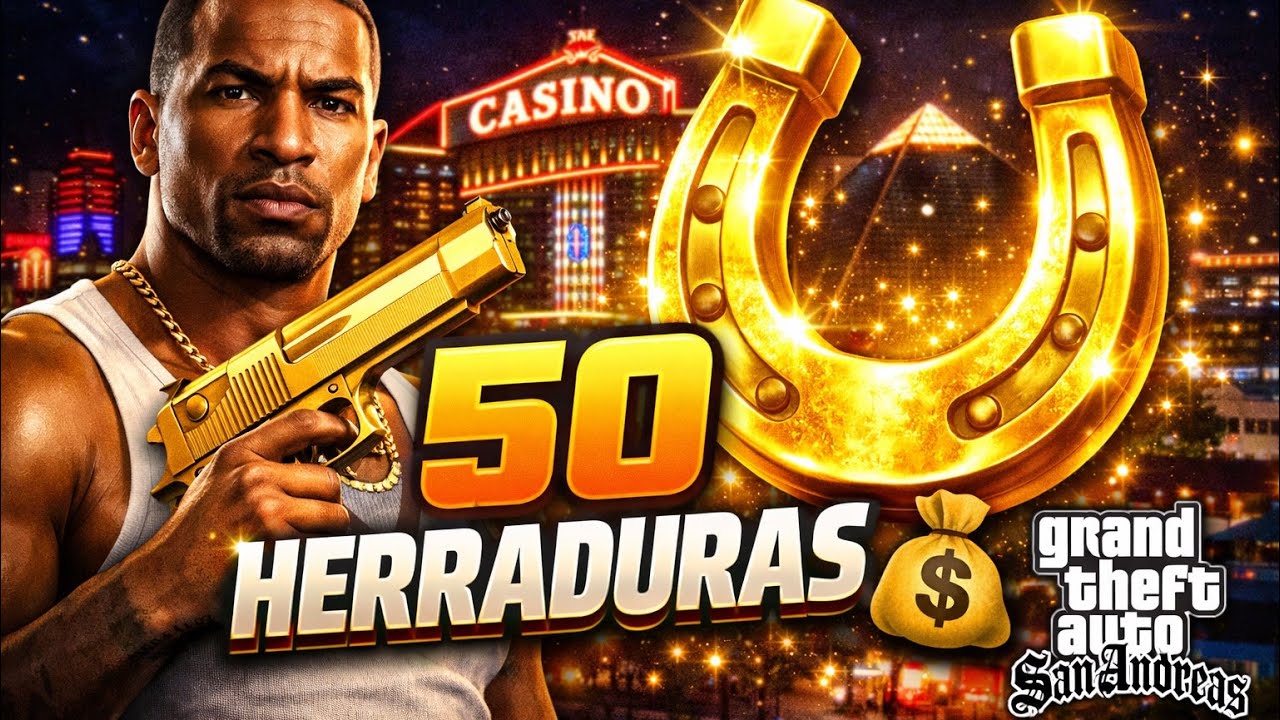 ¡Las 50 Herraduras Son MÍAS! 💰 Secreto Completo en GTA San Andreas