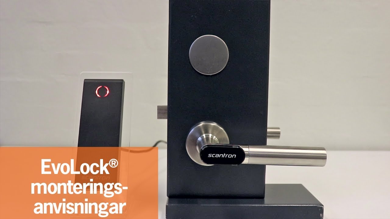EvoLock&reg;  monteringsanvisningar | Scantron