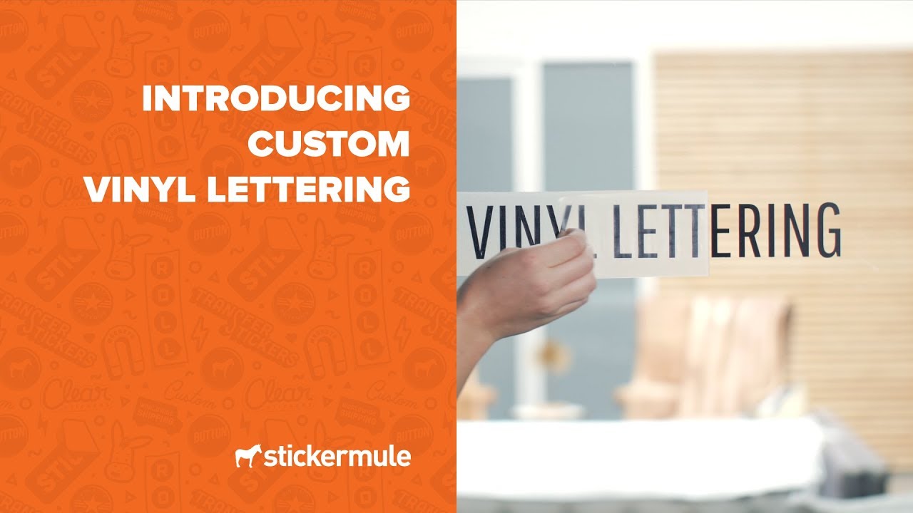 Introducing custom vinyl lettering