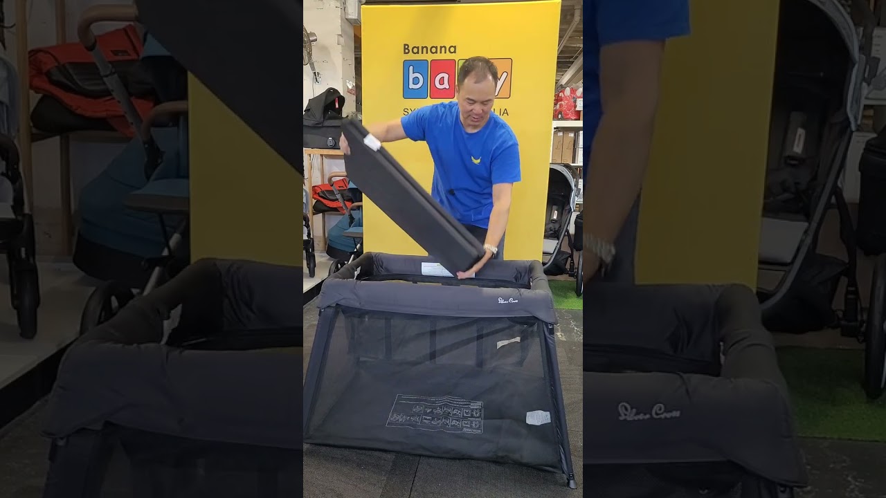 The must have travel cot when you are holidaying with kids, Silvercross Slumber Travel Cot