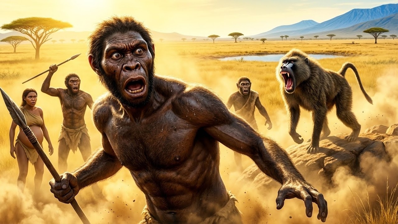 Alien & Early Hominids Million Years Ago | Cooperative Living: Water Search, Conflicts & Survival
