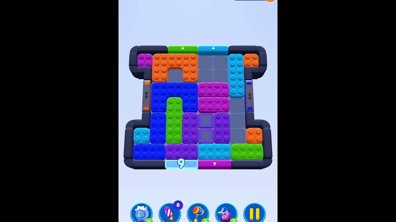 Color Block Jam level 487 #solution #games #solved #gaming #puzzle #gameplay #walkthrough #gamer