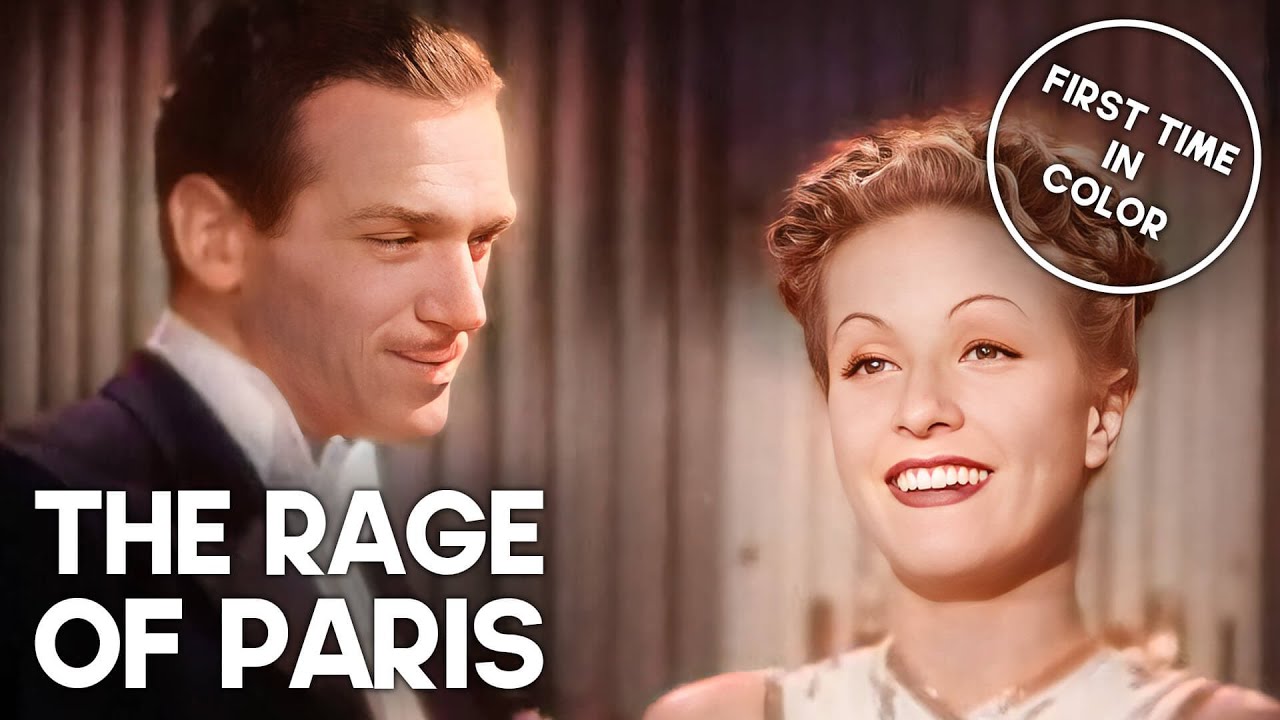 The Rage of Paris | COLORIZED | Classic Movie | Danielle Darrieux
