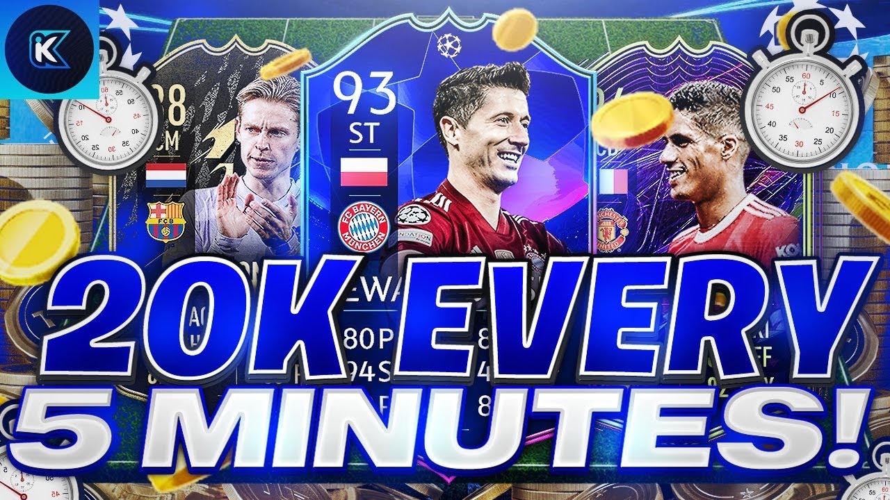 20K EVERY 5 MINS FIFA 22 BEST TRADING METHODS (FIFA 22 SNIPING FILTERS & FLIPPING)