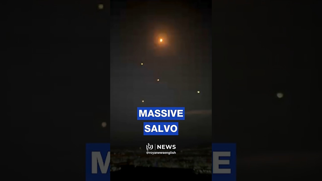 Massive rocket salvo by Hezbollah at Haifa, Galilee