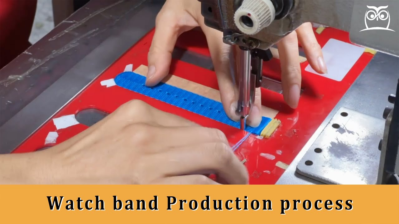 Large nylon watch band production Process｜Chinese watch strap factory.