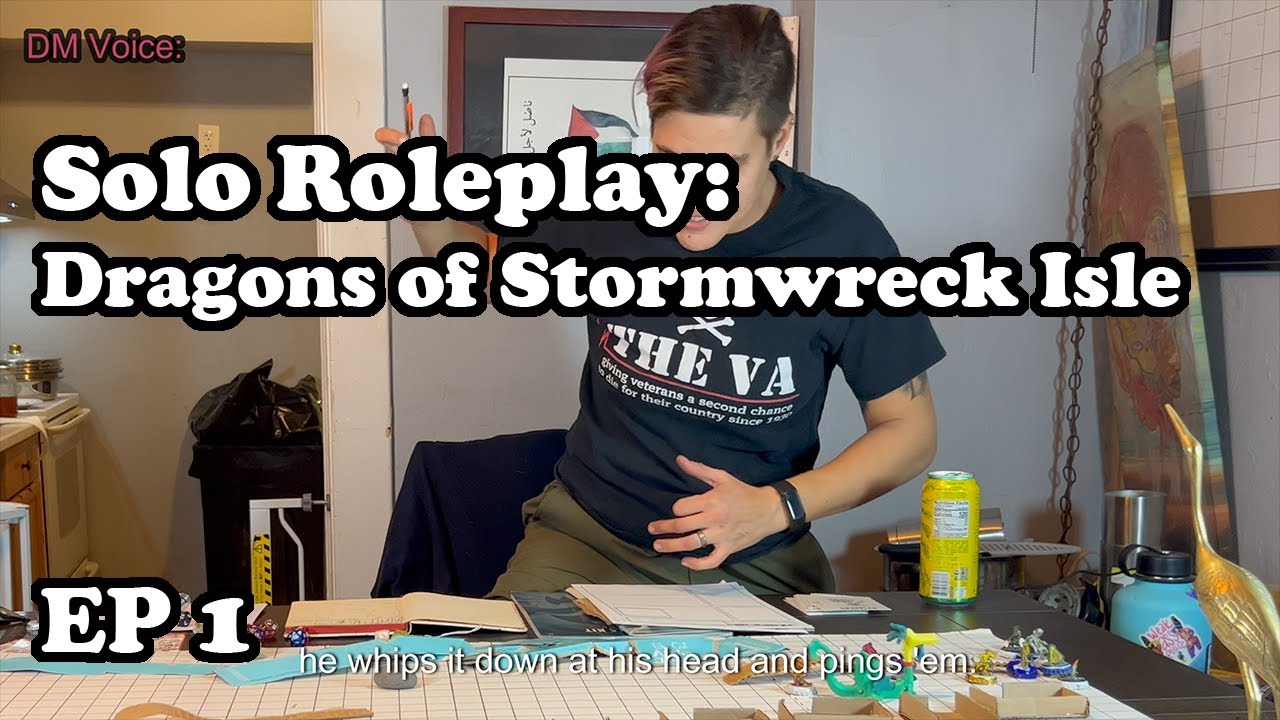Solo D&D: Stormwreck Isle, DM Yourself, Mythic GME 2E, Cardboard Terrain & more
