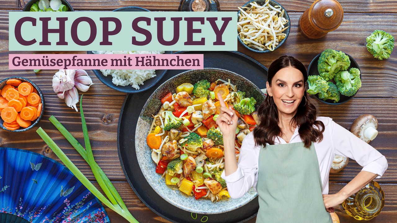 Chop Suey mit H&auml;hnchen einfach selber machen | Schnelles Asia-Pfannengericht