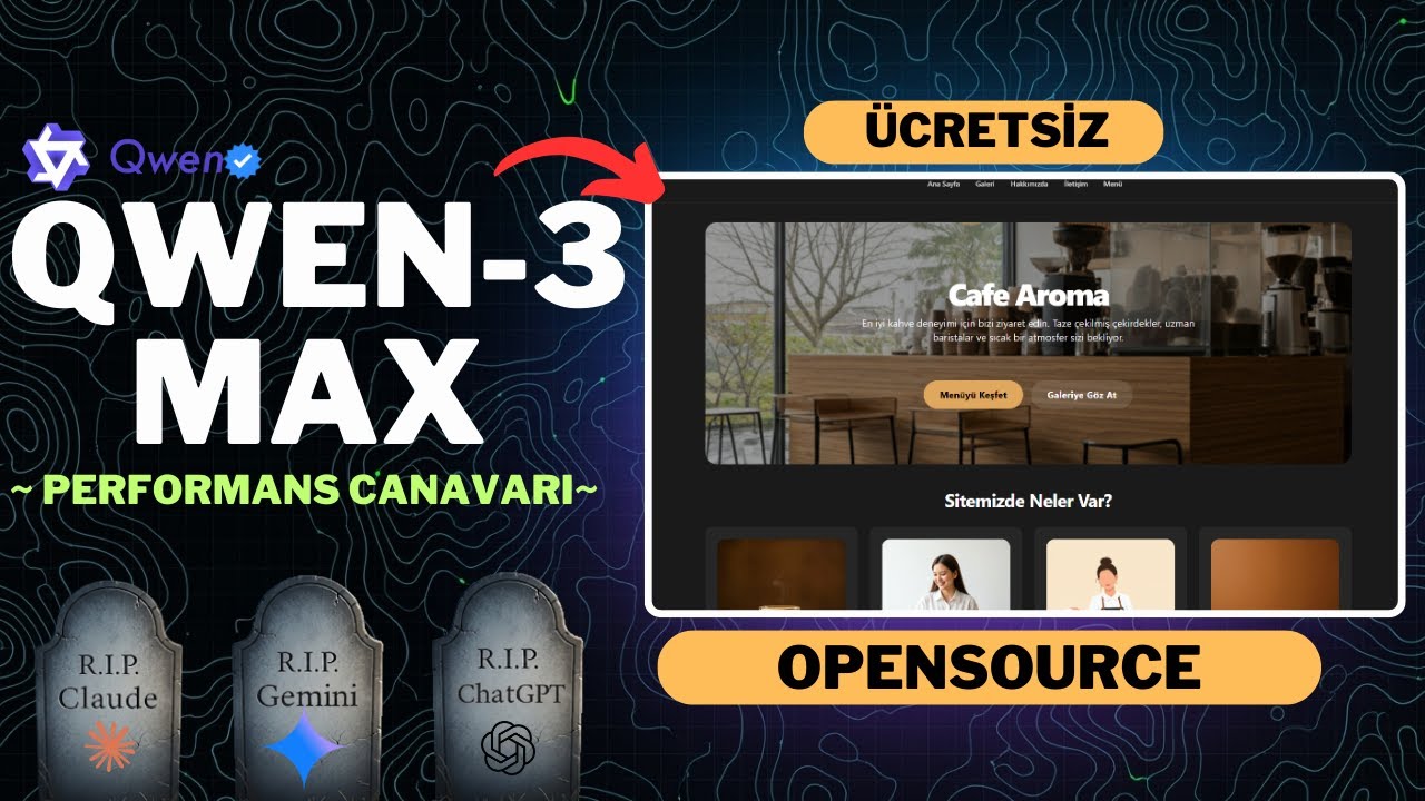 Yeni QWEN 3 MAX: Yapay Zeka İmparatorlukları Yıkılıyor Mu? Qwen3 Max Oyunu Bozdu!