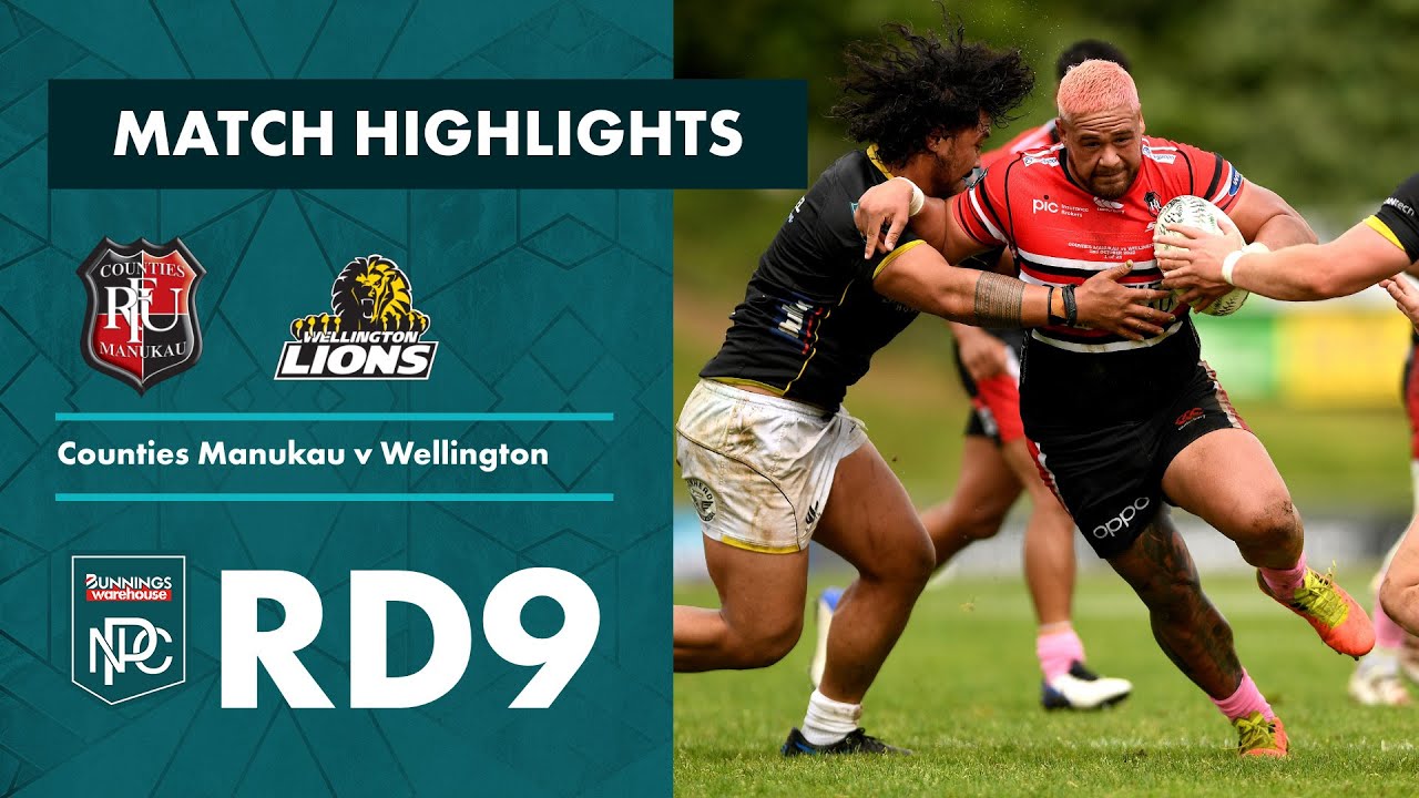 Bunnings NPC 2022 | Round 9 Highlights | Counties Manukau v Wellington