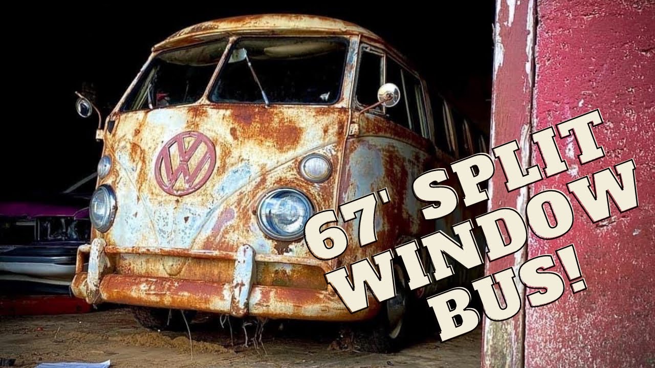 SPLIT WINDOW VW BUS BARN FIND! WILL IT RUN??