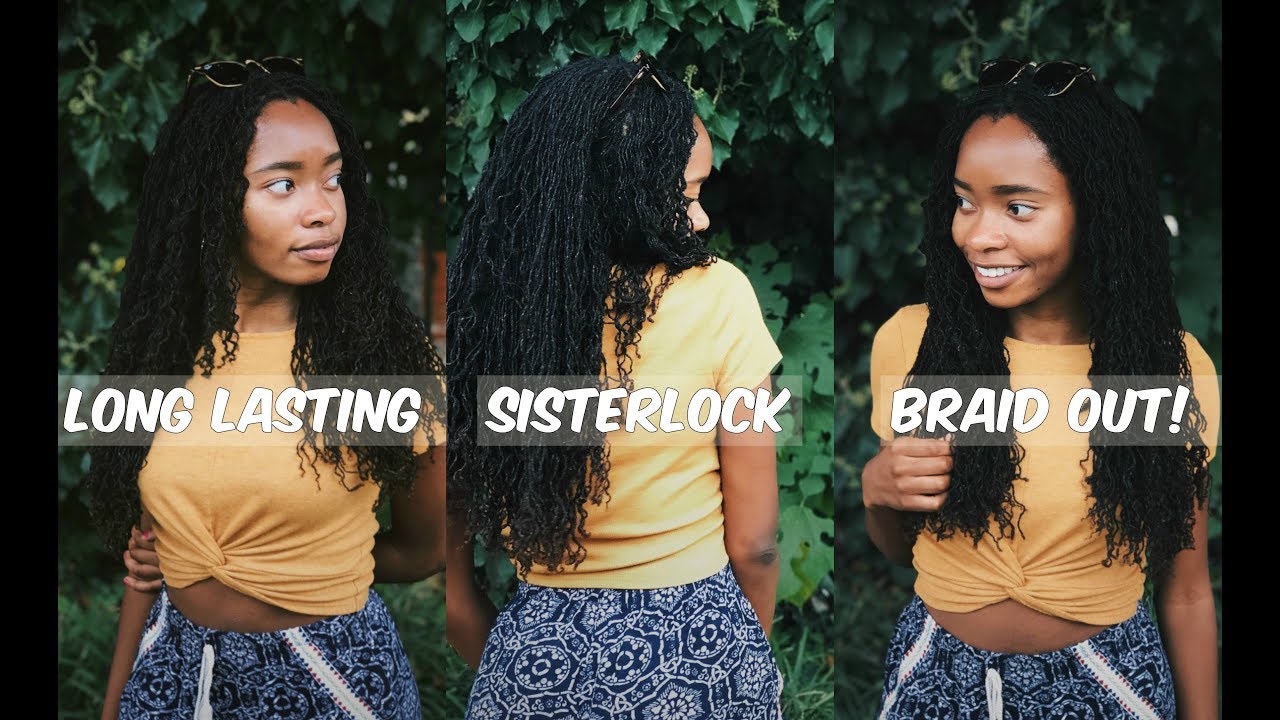 Sisterlock Braidout Results | Long Lasting Heatless Waves