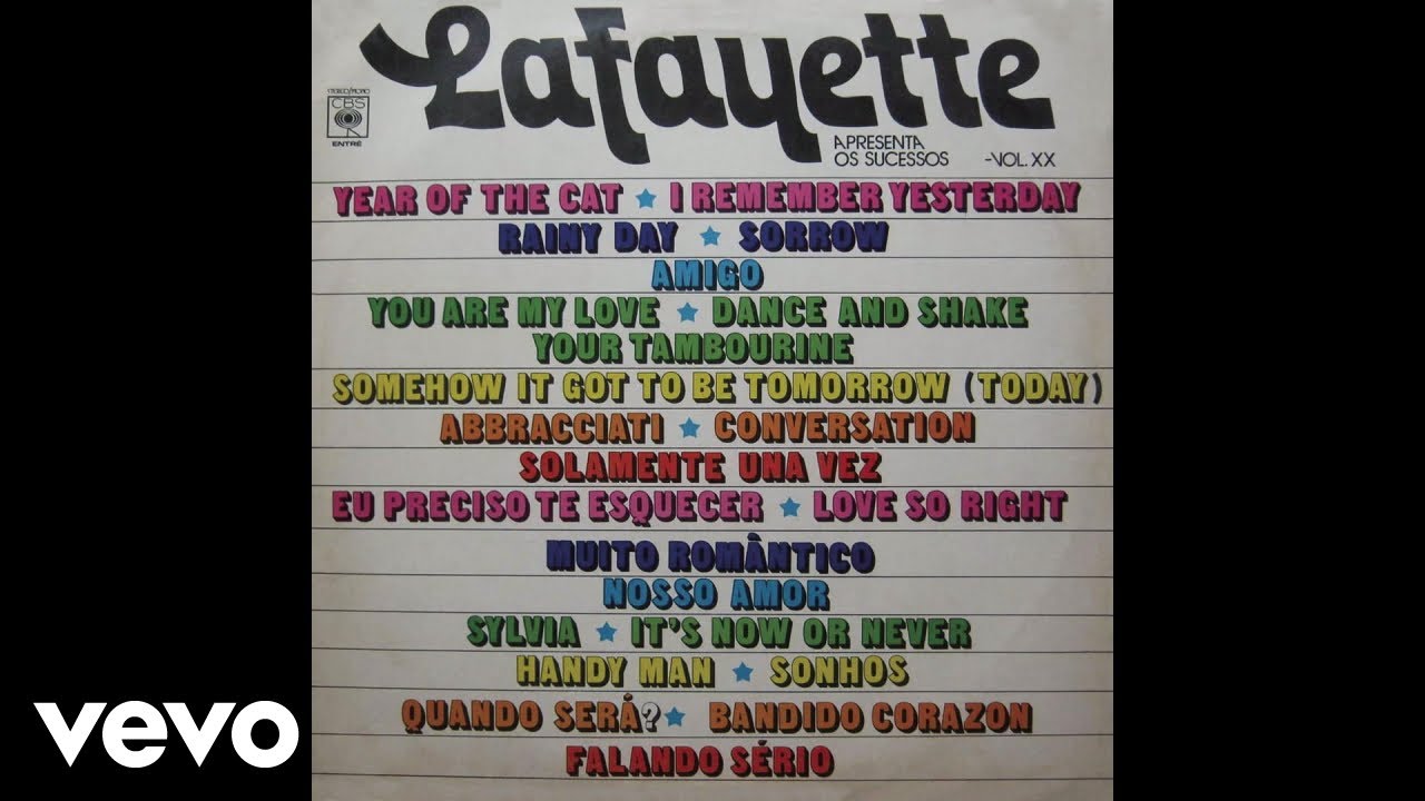 Lafayette - Solamente Una Vez (Pseudo Video)