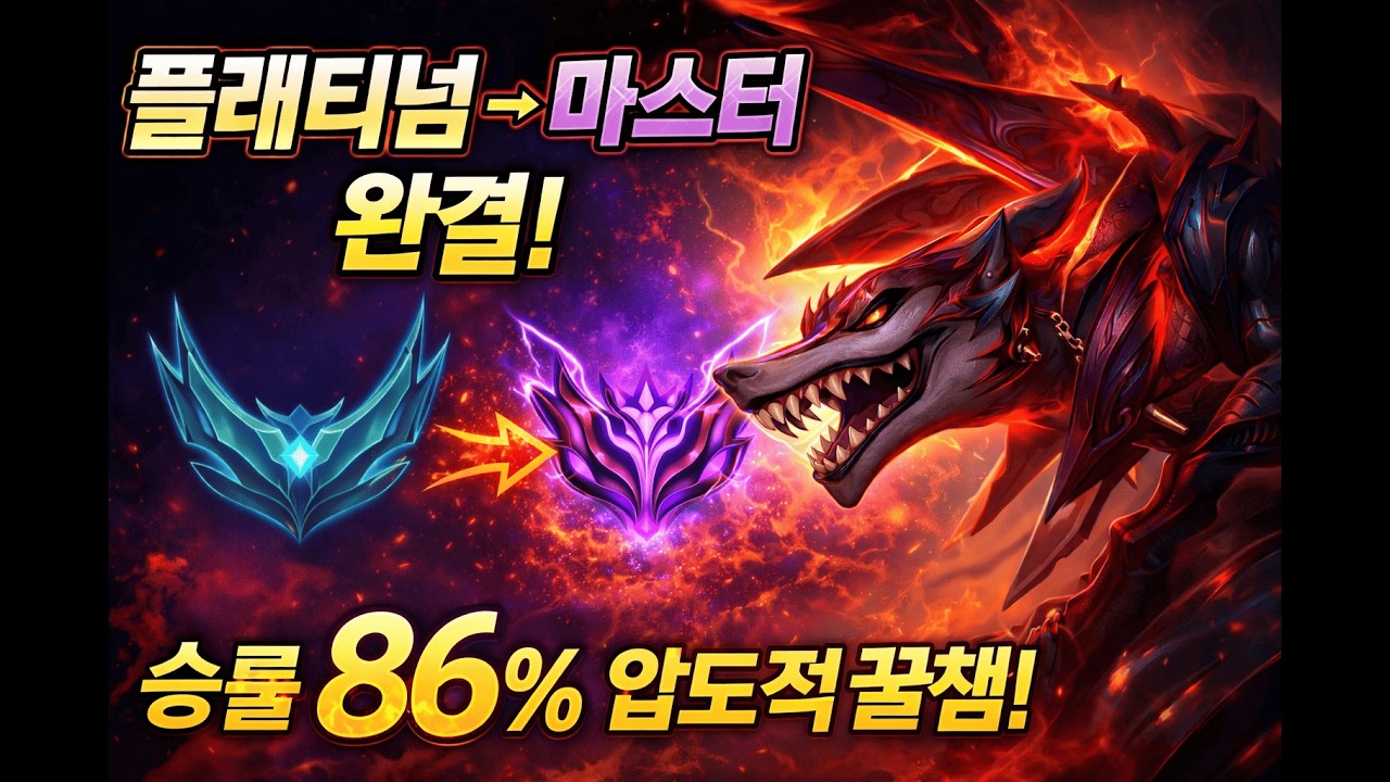 패치 후 미친 효율! 나피리 정글로 마스터 초고속 등반.