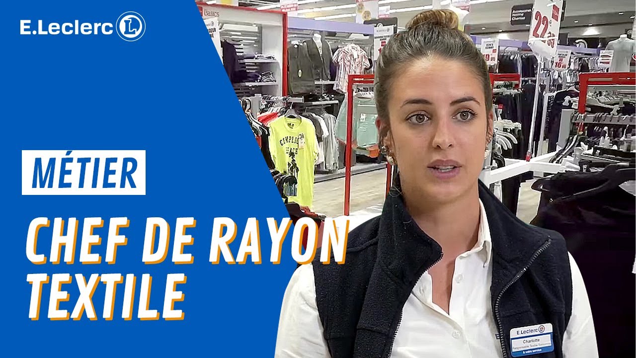 Charlotte : chef de rayon textile à E.Leclerc Saint-Eulalie  | Nos métiers 👨‍💼👷‍♀️ | E.LECLERC