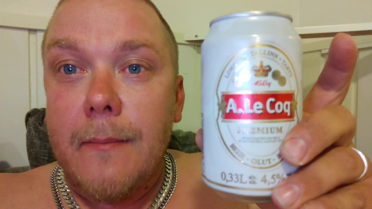 Saunassa testiss&auml; A.Le Coq olut