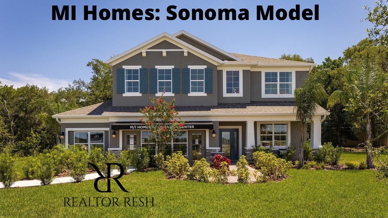 Model Home Tour: MI Homes: Sonoma Model Sanford, FL $647,990