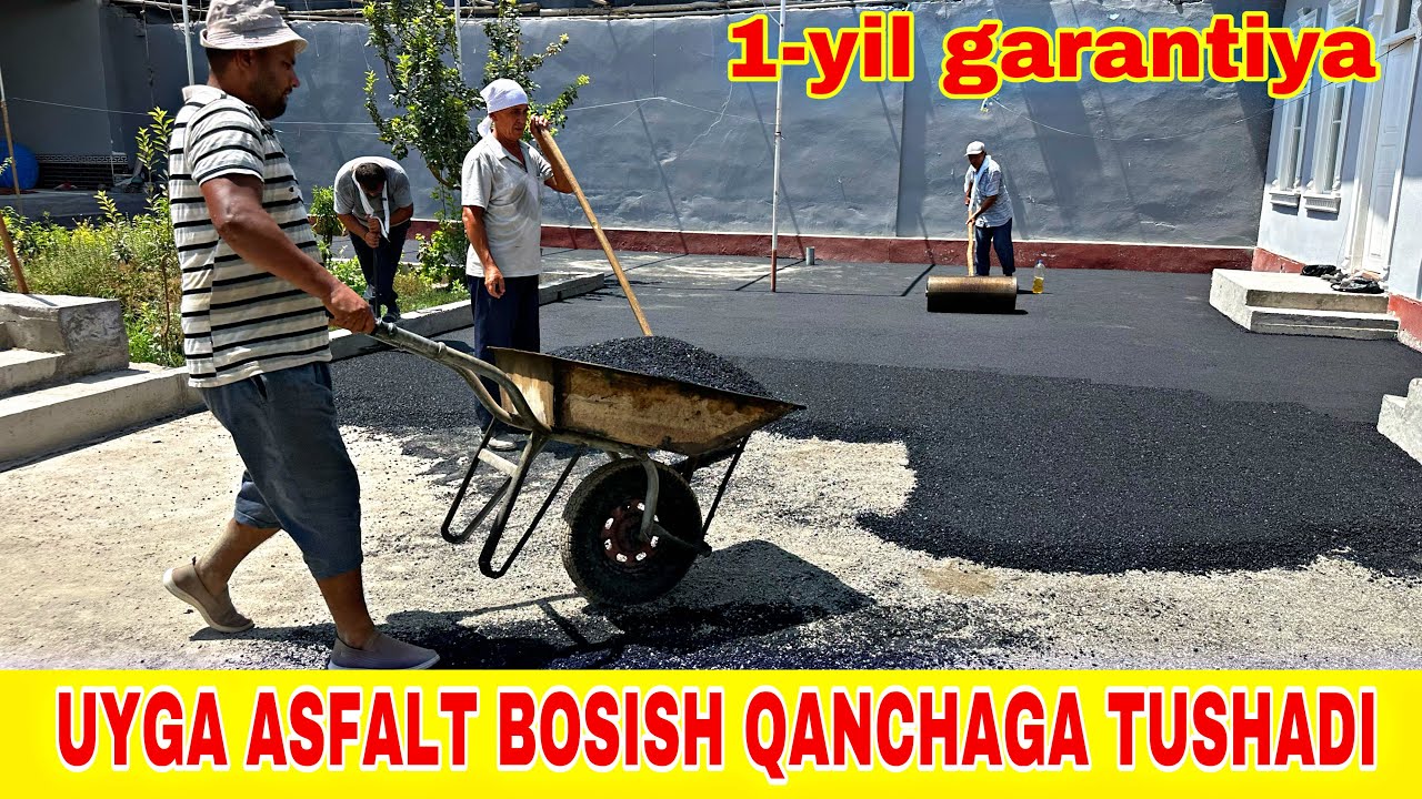 2025-YILDA  UYGA  ASFALT BOSISH  QANCHAGA TUSHYAPTI  BARCHA  XARAJATI  BILAN #asfalt