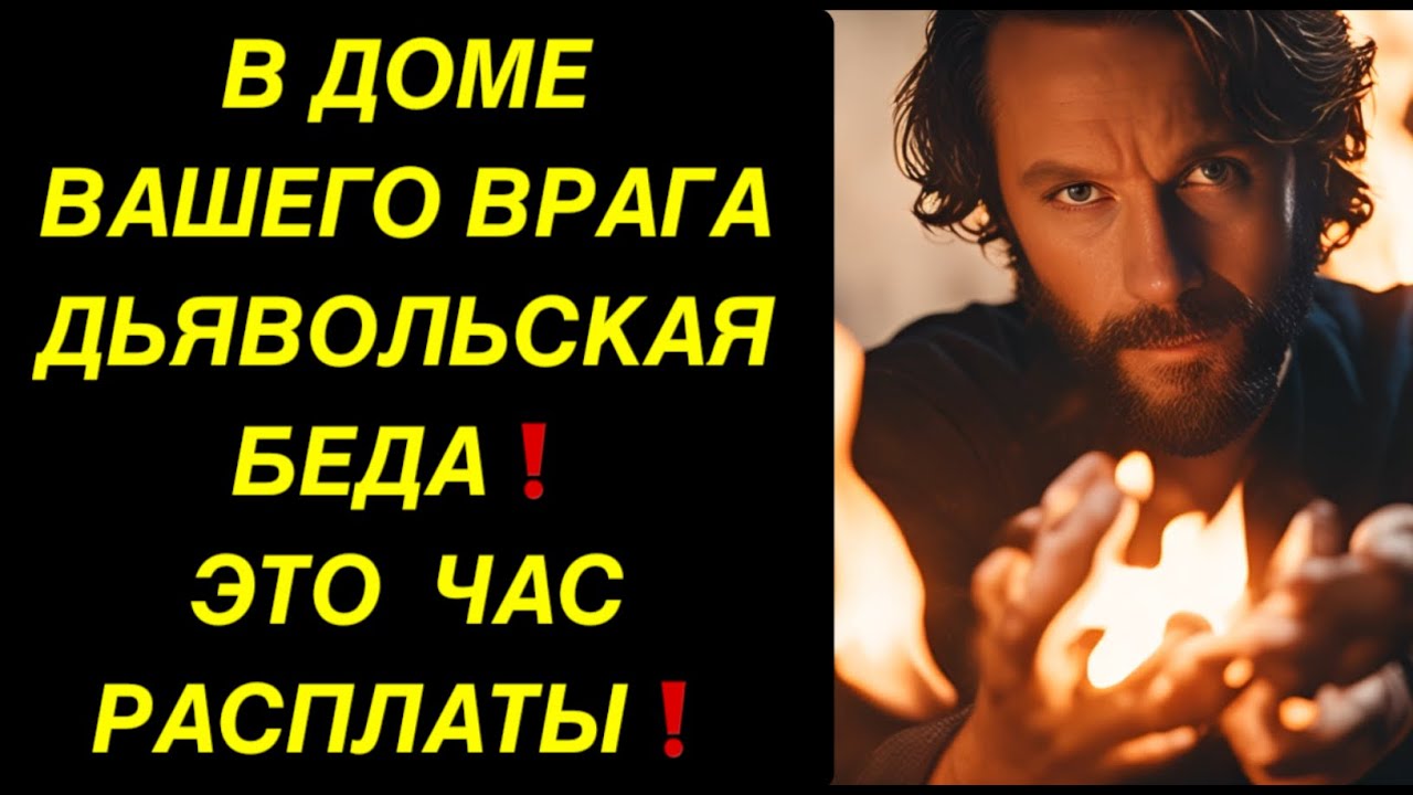 В ДОМЕ ВАШЕГО ВРАГА ДЬЯВОЛЬСКАЯ БЕДА ЭТО ЧАС РАСПЛАТЫ🔥