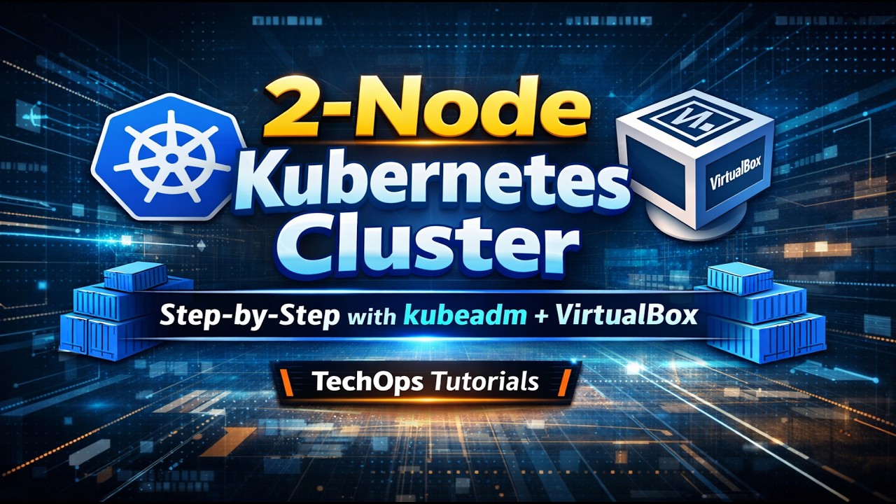 Build a 2-Node Kubernetes Cluster on Laptop | kubeadm + VirtualBox Step-by-Step