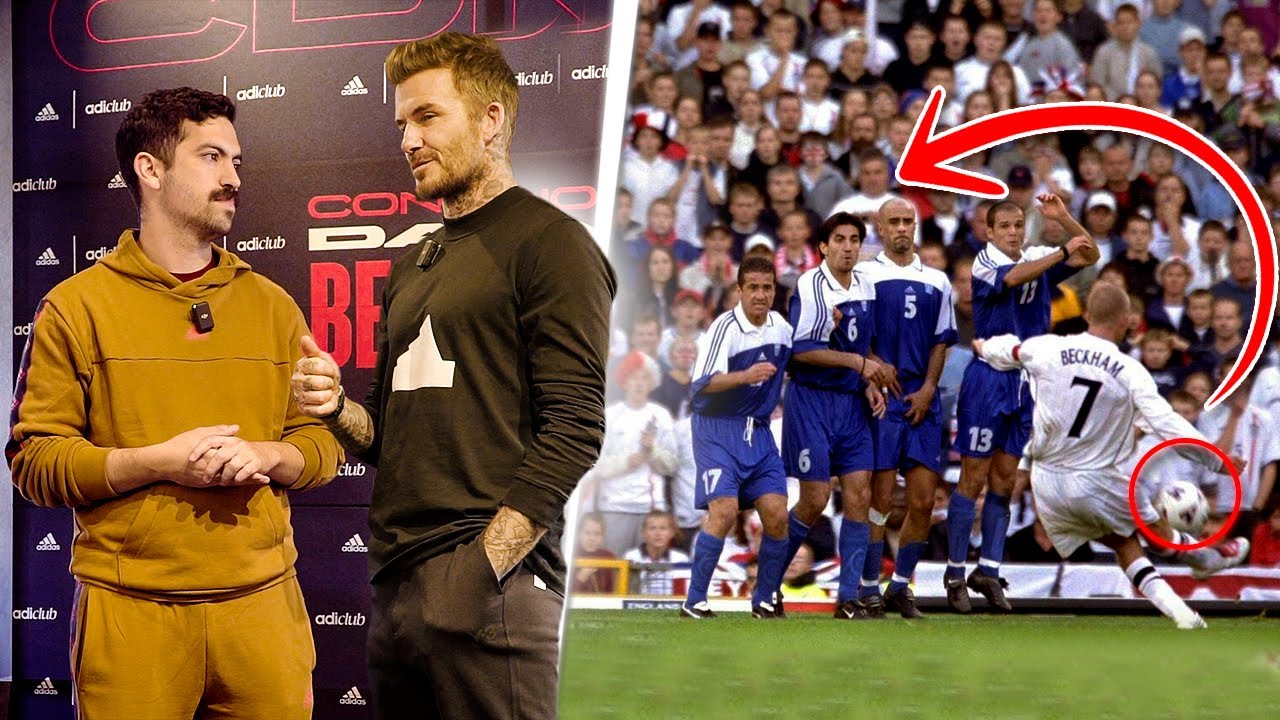 ¿¡Cómo diablos APRENDIÓ A COBRAR los TIROS LIBRES así!?🤯⚽¡David BECKHAM CONFIESA a @LaGambetaSports!