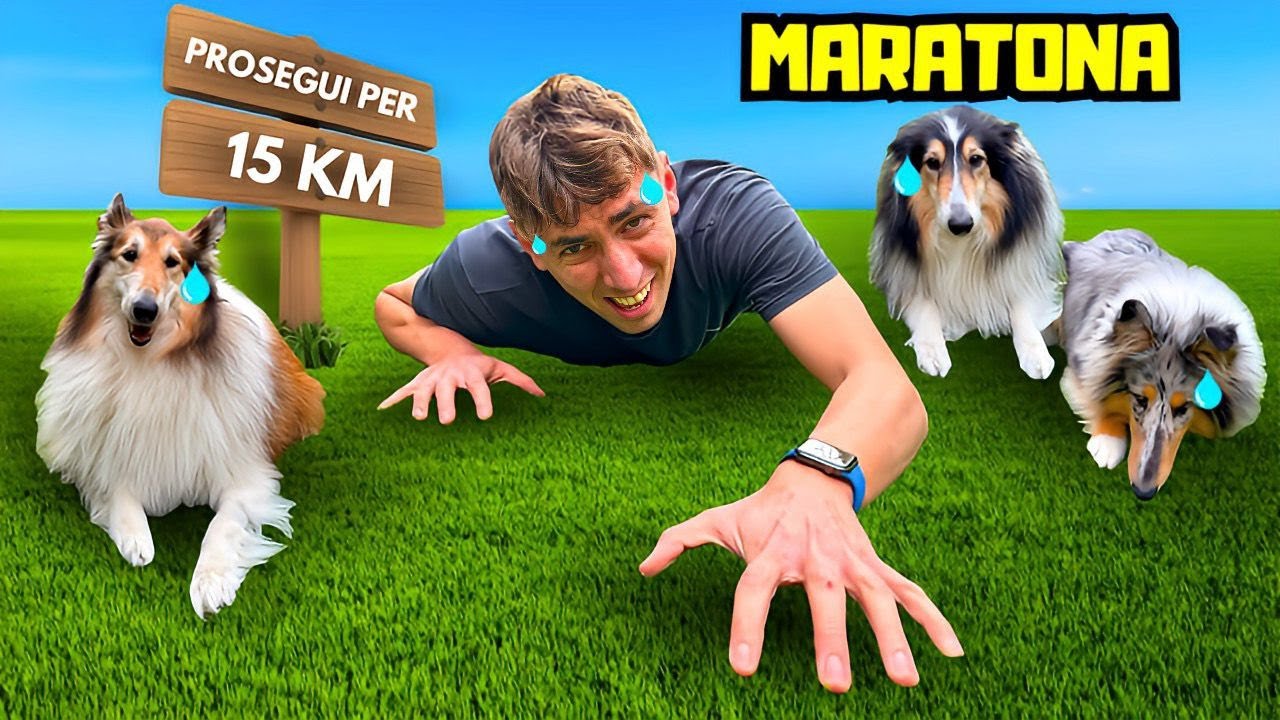 QUALE CANE SI STANCHERÀ PRIMA? *maratona comica