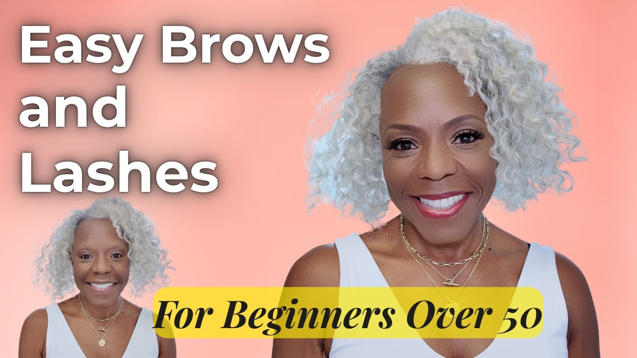 Easy Brows and Lashes For Beginners Over 50 That Look Amazing! | Angel Cornelius