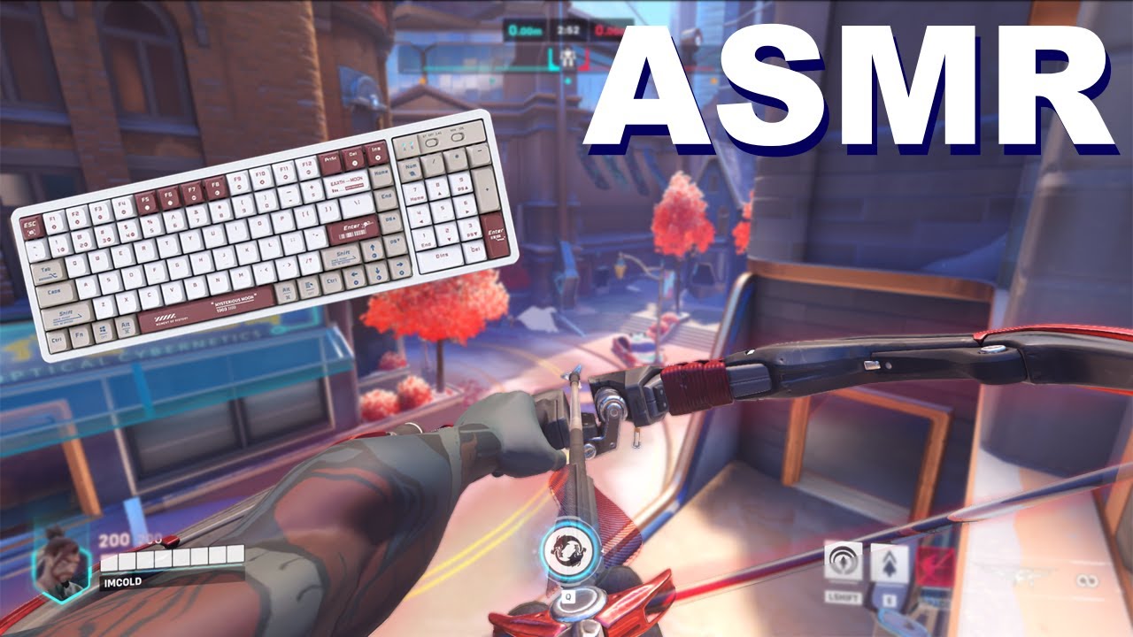 ASMR Gaming - Overwatch 2, Keyboard Sounds & Whispering