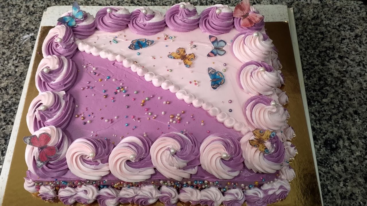 كيكة عيد ميلاد بنت اخى ملين birthday cake decoration 