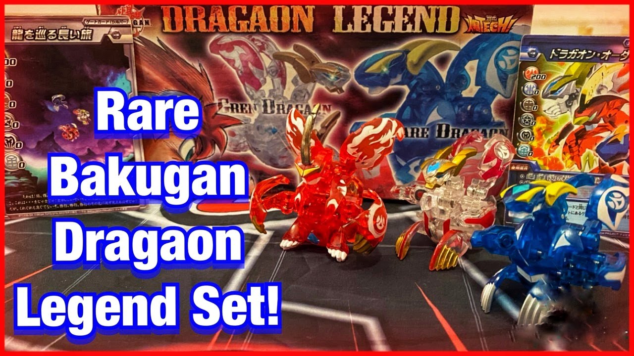 RARE BAKUGAN BAKUTECH DRAGAON LEGEND SET REVIEW!