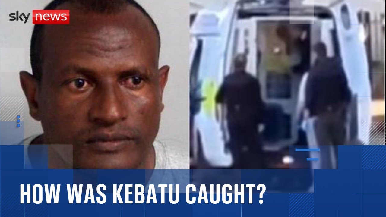 How did the manhunt for Hadush Kebatu unfold?