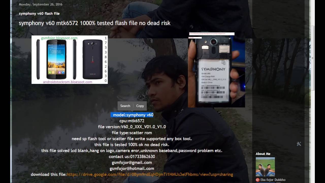 symphony v60 flash file TESTED download link