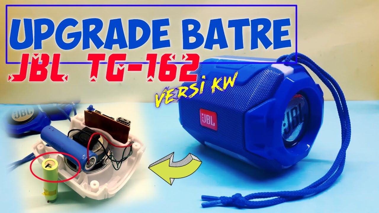 Ganti Batre Speaker JBL TG-162 Versi KW Pake Batre Cell Laptop 18650 - Upgrade Batre