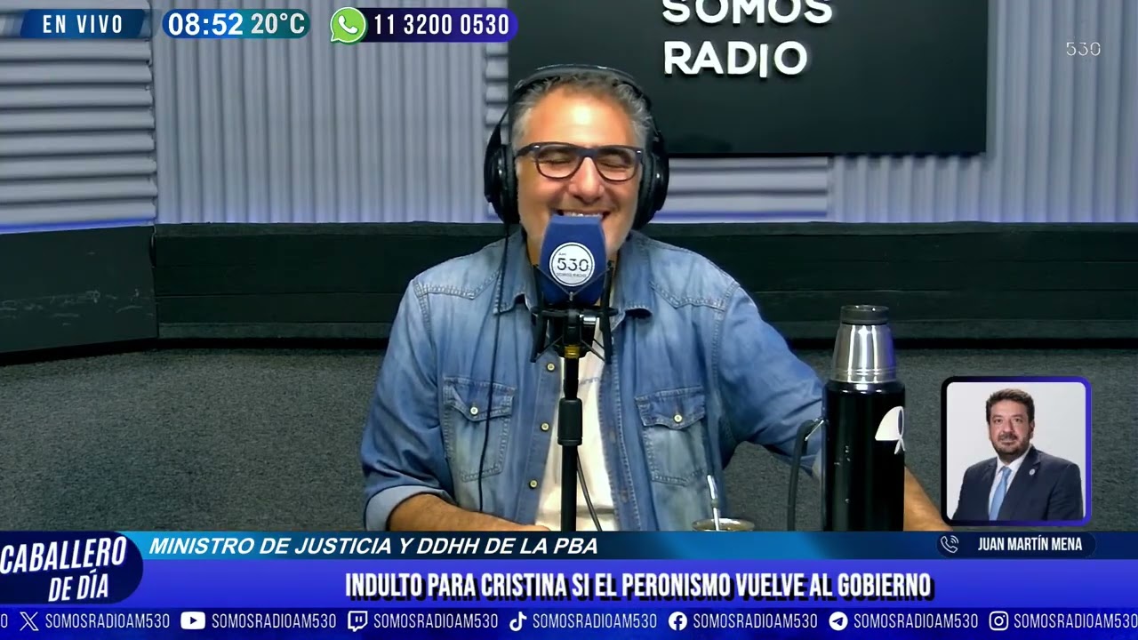CRISTINA LIBRE | JUAN MARTIN MENA | CABALLERO DE DIA |  SOMOS RADIO
