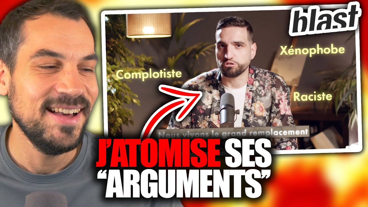 Grand remplacement : Blast manipule et ment (avec notre argent), je d&eacute;truis leurs 