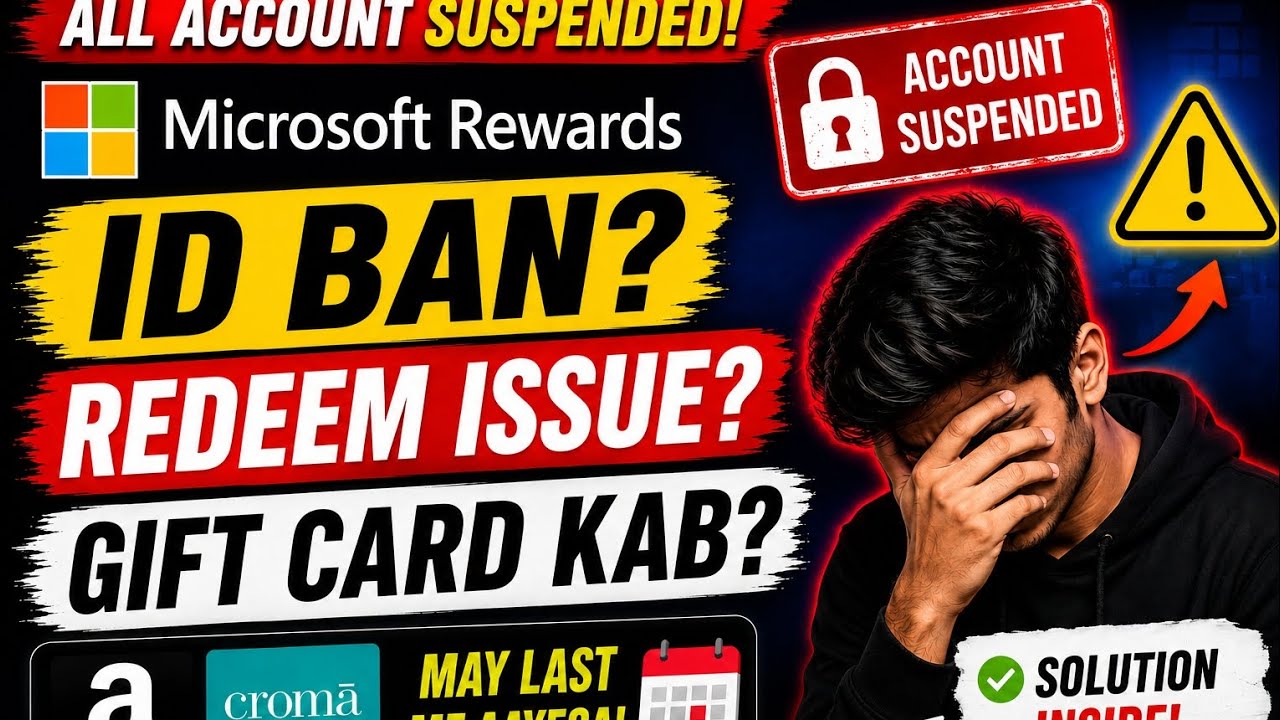Microsoft Rewards ID Ban? 😱 Redeem Issue + Amazon Gift Card Update!