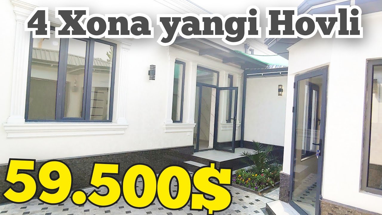 Pishgan g'ishtda qurilgan 4 xonalik yangi Hi Tech  Hovli sotiladi 59.500$