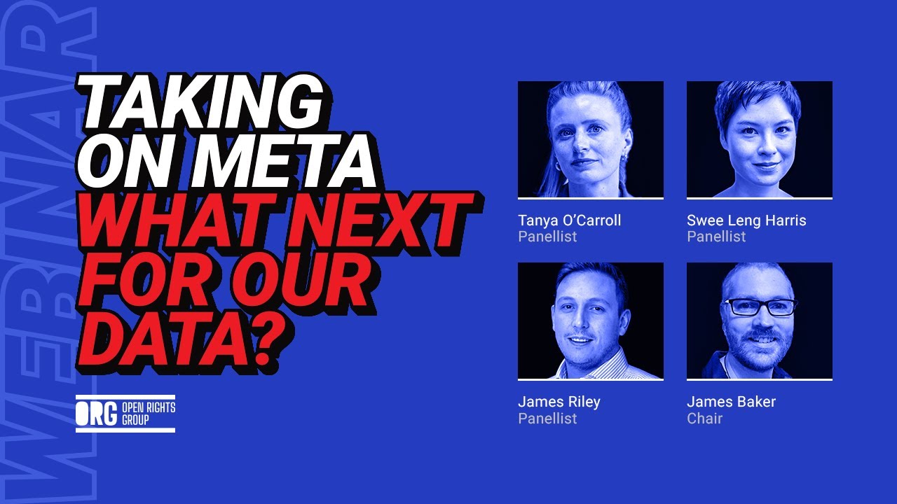 Webinar: Taking on Meta – What next for our data?