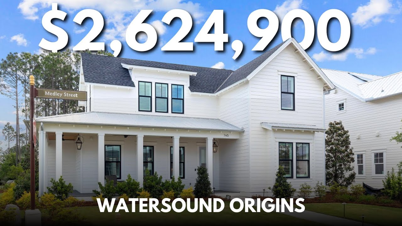 Watersound Origins: INSIDE a $2.6 Million Luxury Home - 30A Real Estate For Sale