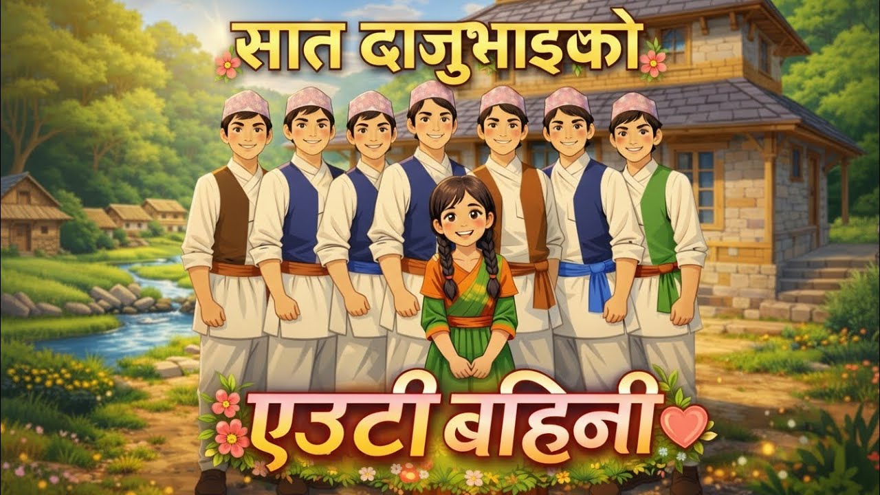 सात दाजुभाइको एउटी बहिनी 😢 | छ भाउजुको अत्याचार | नेपाली लोककथा