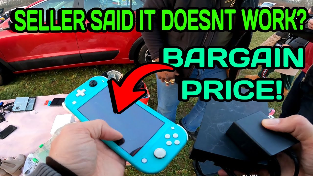 Car Boot Live Game Hunting Ep200 - My First Switch Find :D