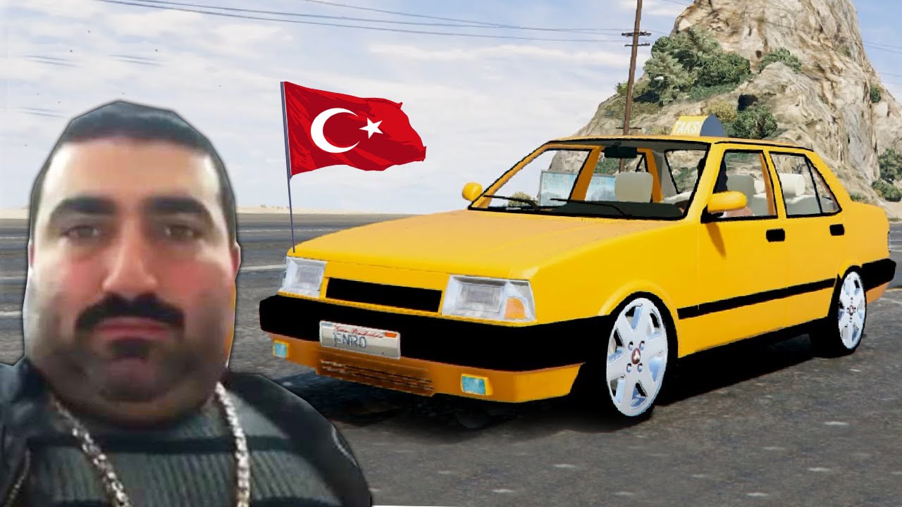 T&Uuml;RK TAKSİCİ MOD (GTA 5 Mod Komik Anlar)