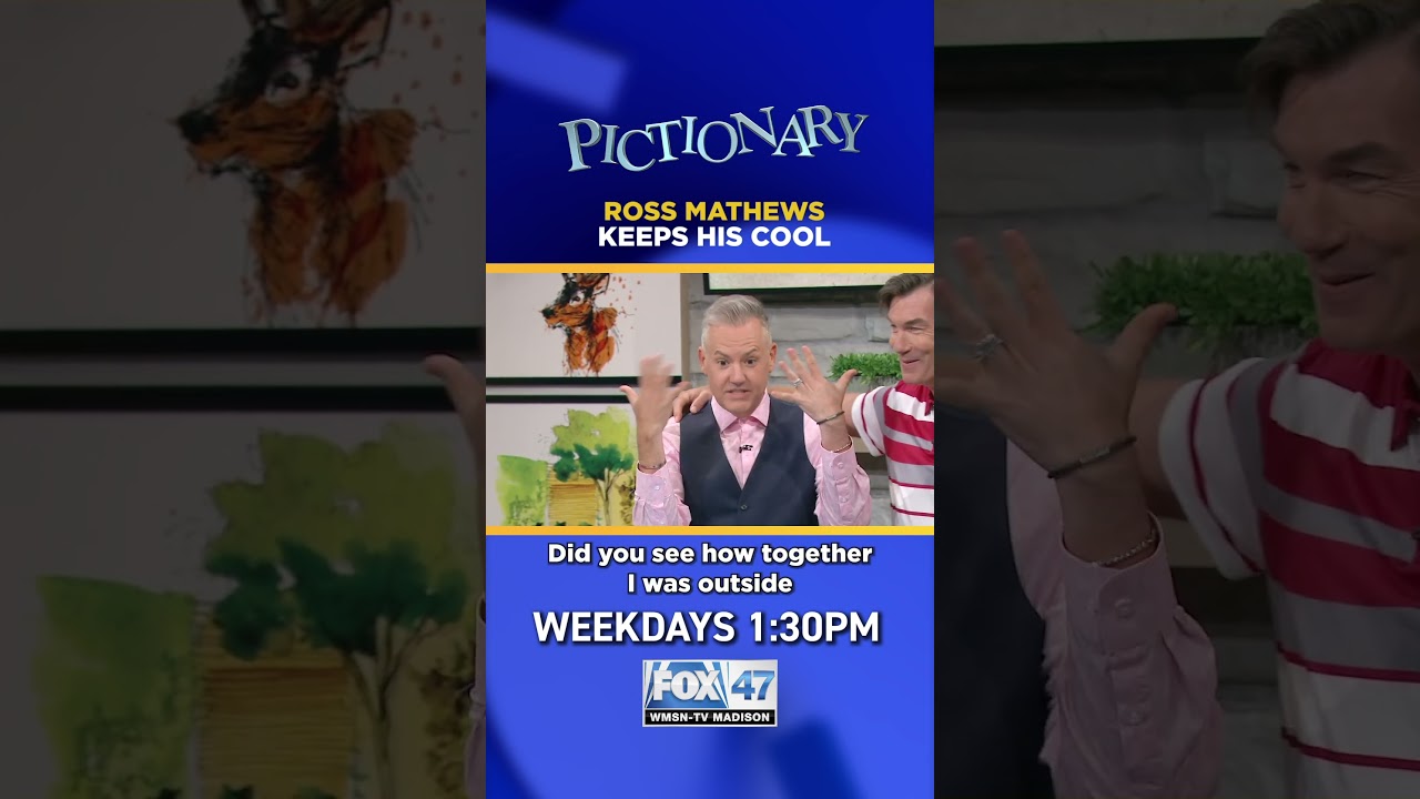 Pictionary on Fox47: Ross Mathews Keeps His Cool
