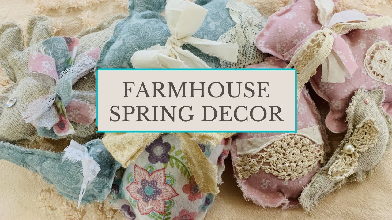 SPRING DECOR DIY PROJECTS! FRENCH COUNTRY SHABBY CHIC & FARMHOUSE STYLE