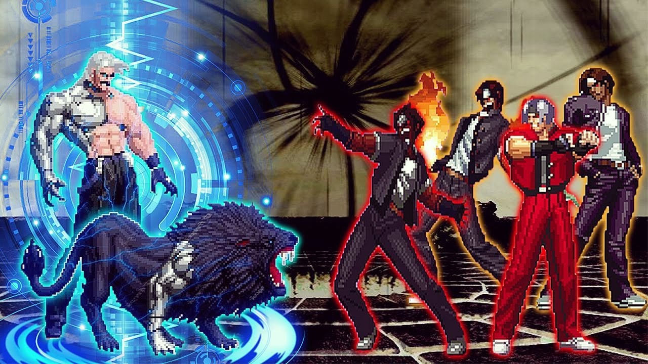 [KOF Mugen] Hunter Rugal Vs Orochi Kusanagi Team
