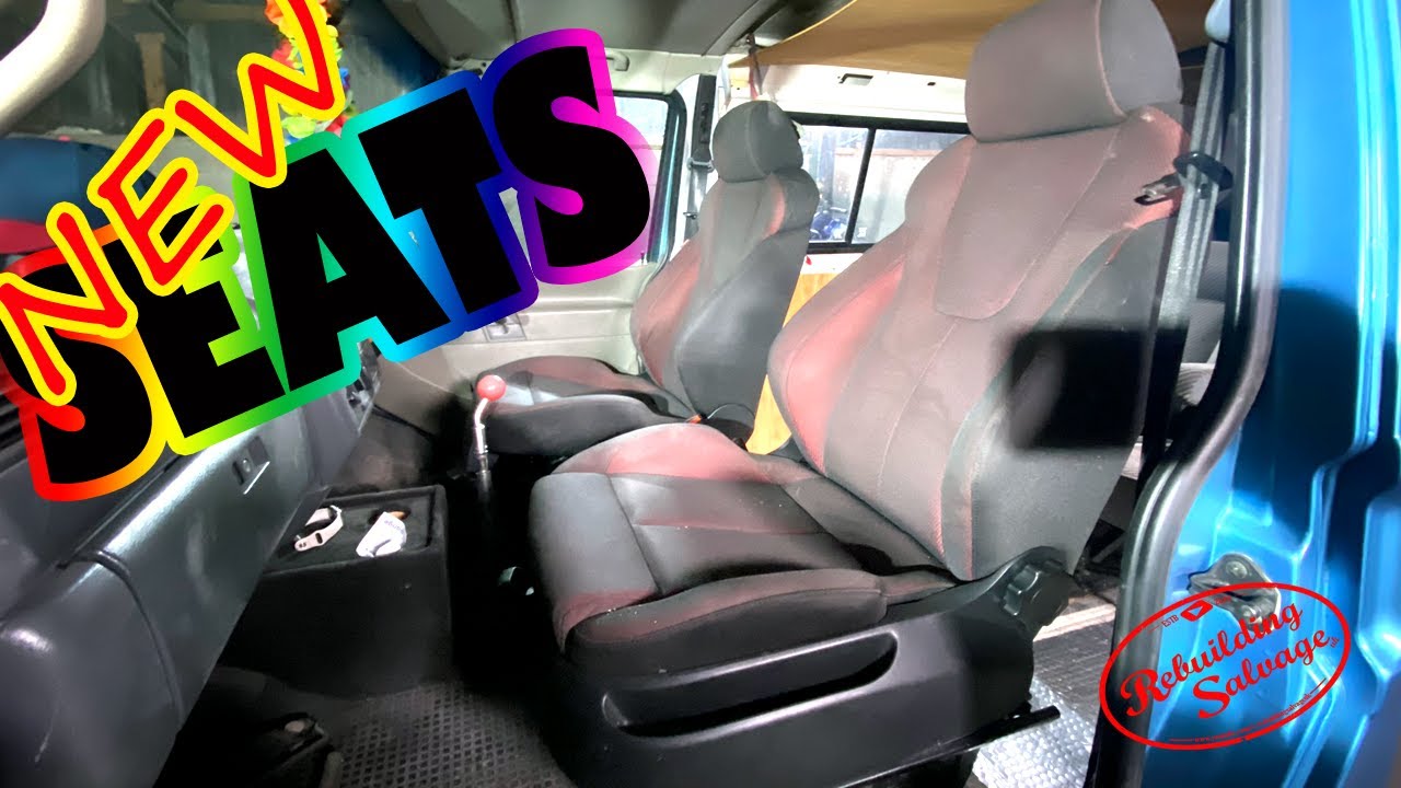 Fabbing up new seat bases to take different seats in our VW T4