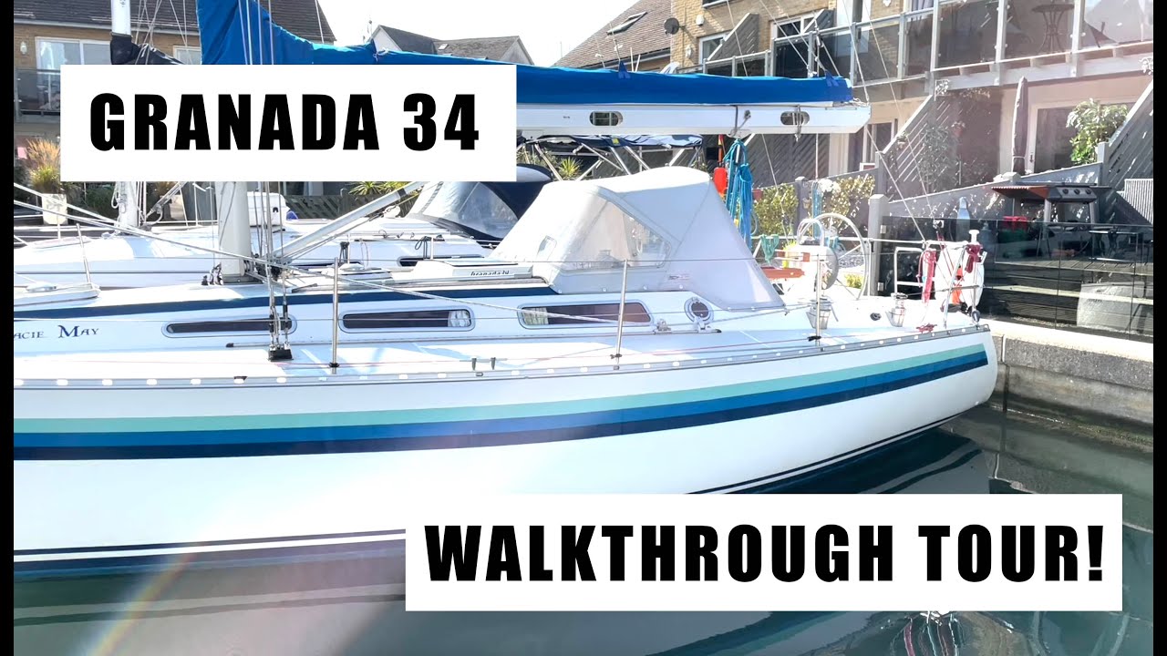 Granada 34 Sailing Yacht Walkthrough Tour - Great boat available now at a great price of £29,995