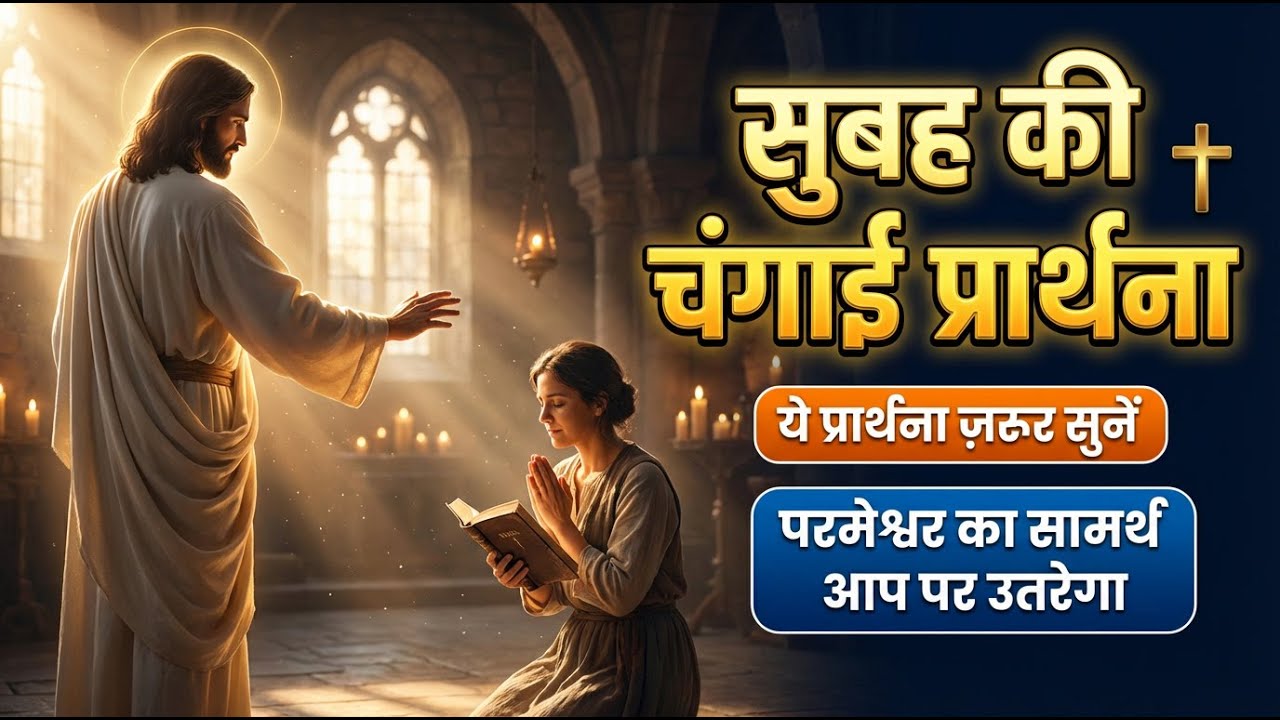 सुबह की चंगाई प्रार्थना #prophetic #propheticencounter #divineverseinhindi #prayer