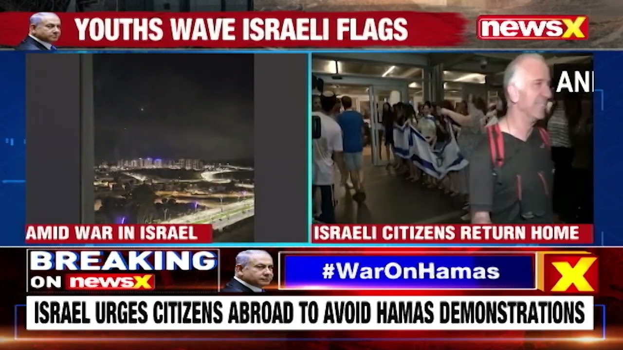 Israeli Citizens Return Home | Youths, Soldiers Celebrate At Tel Aviv Airport | NewsX